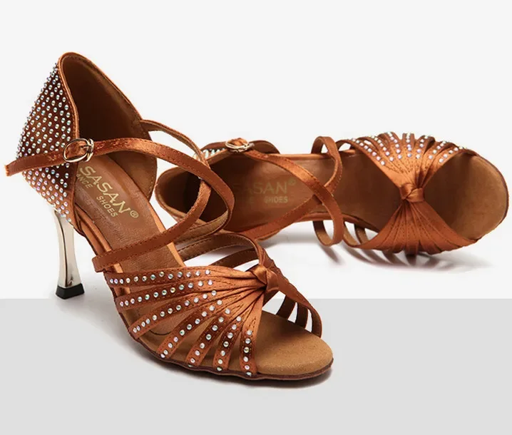 Women'S Xc Shoes - Ballroom Tango Latin Dance Shoes 8.5cm