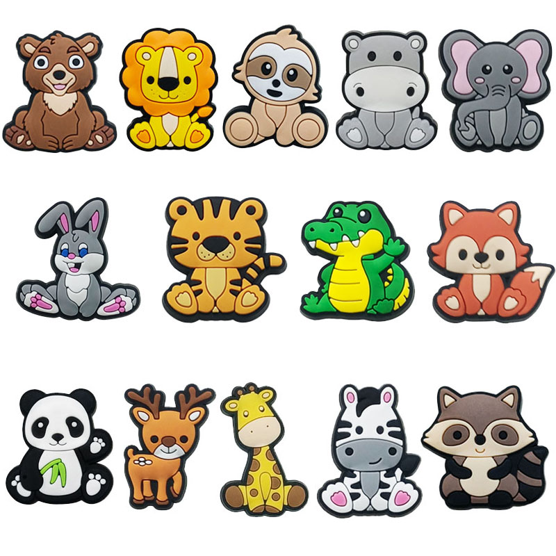 Croc Style Clog - Cute Animals Panda Lion Shoe Charms
