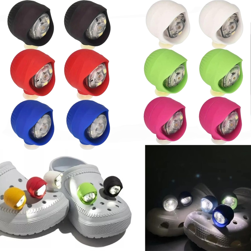 Croc Style Clog - 2/4/8Pcs Waterproof Shoe Lights for Clogs