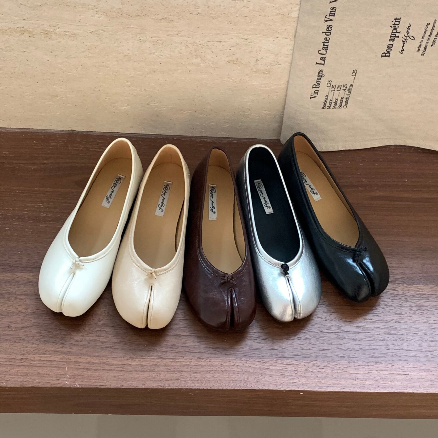 Shoes For Women Flats - Bailamos Women Low Heel Split Toe
