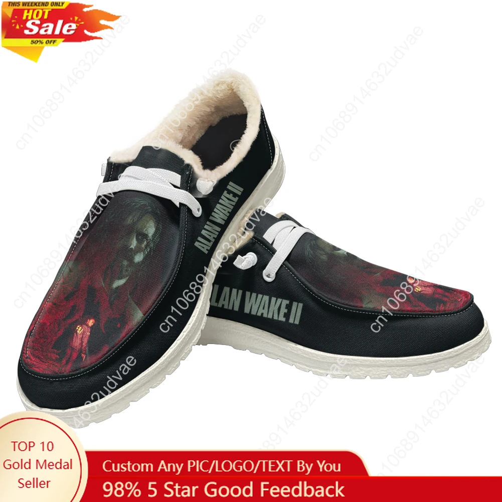 Oxford Lace Up Women - Alan Wake 2 Plush Casual Shoes