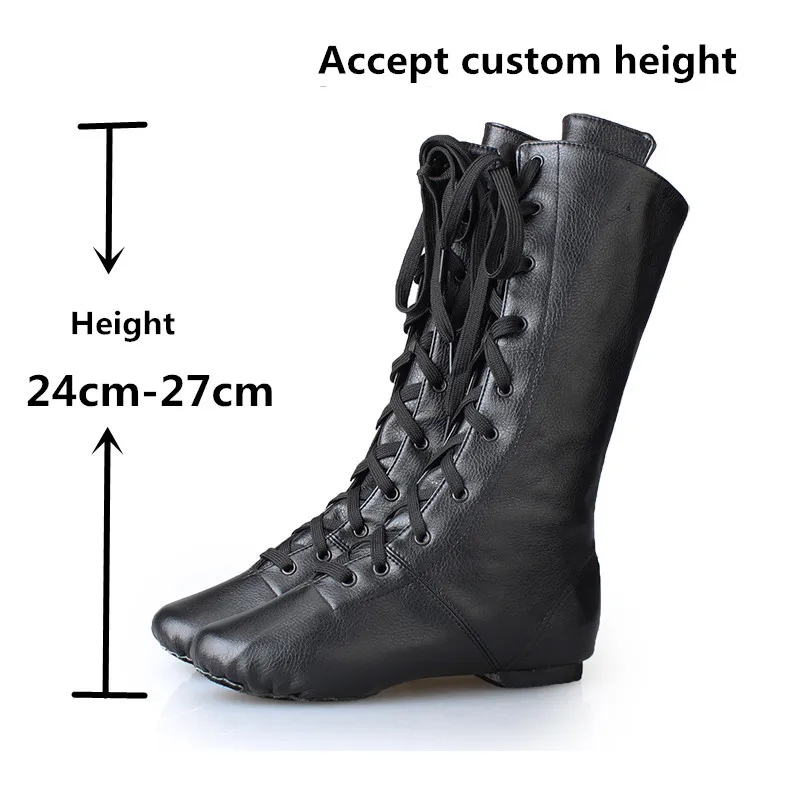 Women'S Xc Shoes - PU Leather Jazz Boots Male Female