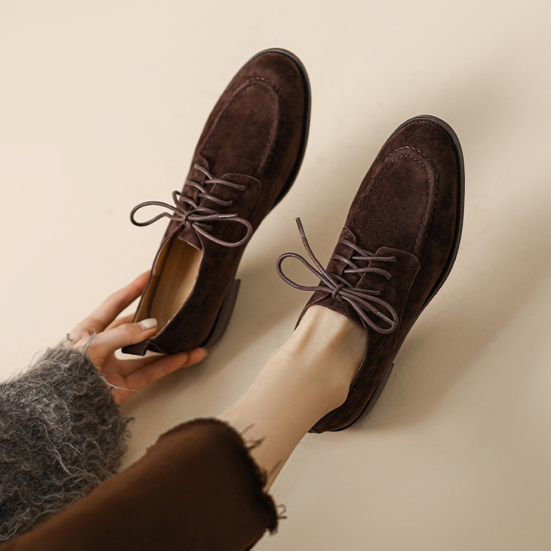 Oxford Lace Up Women - 2025 Spring and Autumn New Women's