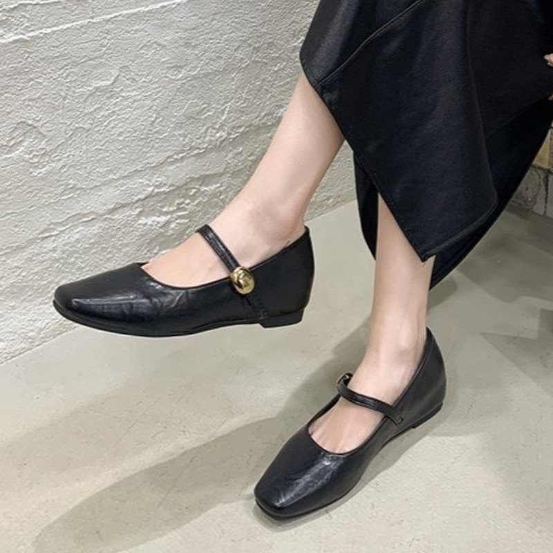 Shoes For Women Flats - Ultra-Soft Leather Black Flats Women's Shoes