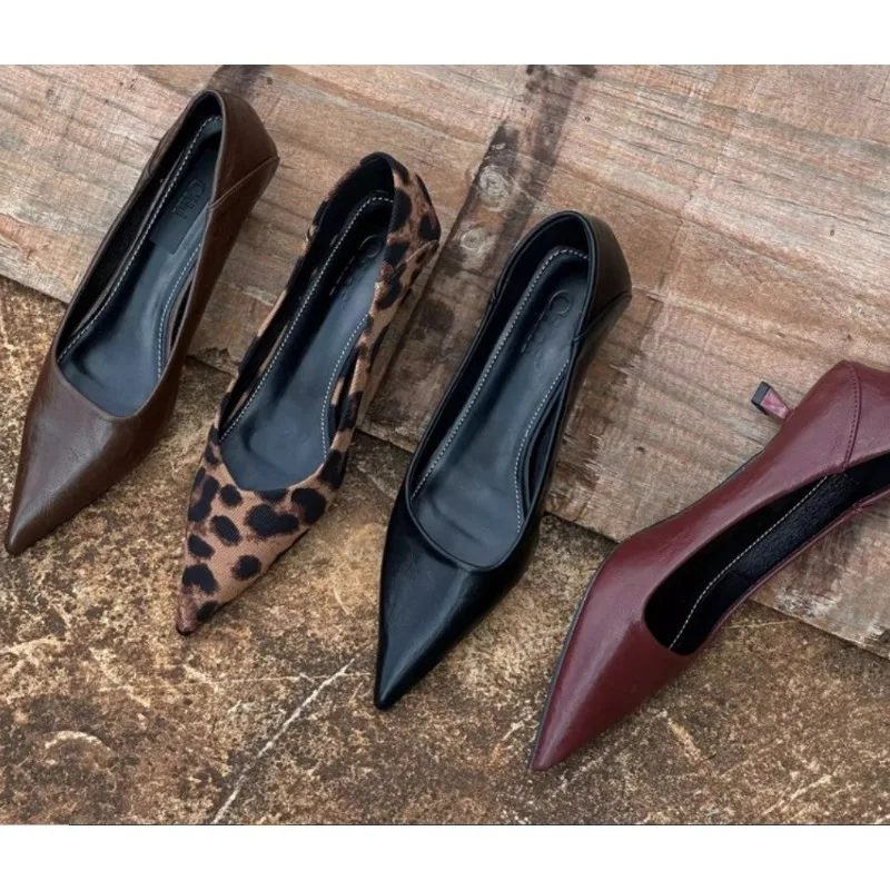 Platform Mule Heel - 2024 Women Sexy High Heels Burgundy