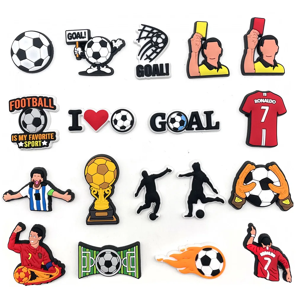 Croc Style Clog - Sprot Soccer Football Shoe Charms Pin