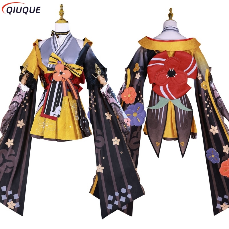 Women Shoes Japan - Chiori Cosplay Costume Wigs Boots Shoes