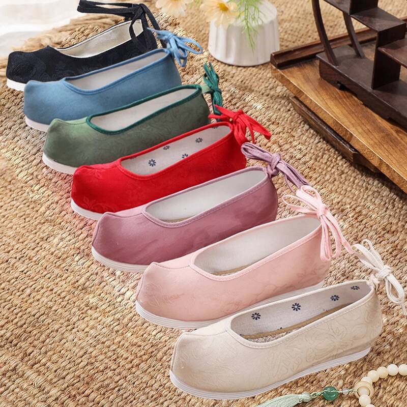 Women Shoes Japan - Solid Color Hanfu Ancient Style Shoes
