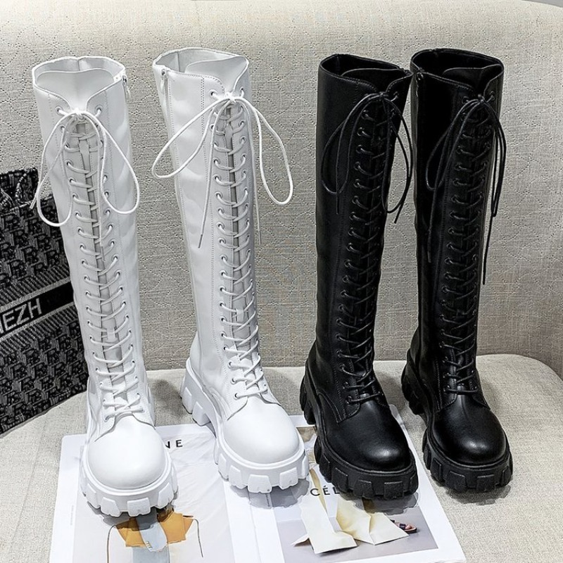 Knee High Boots Women - Women Knee High Boots Lace Up
