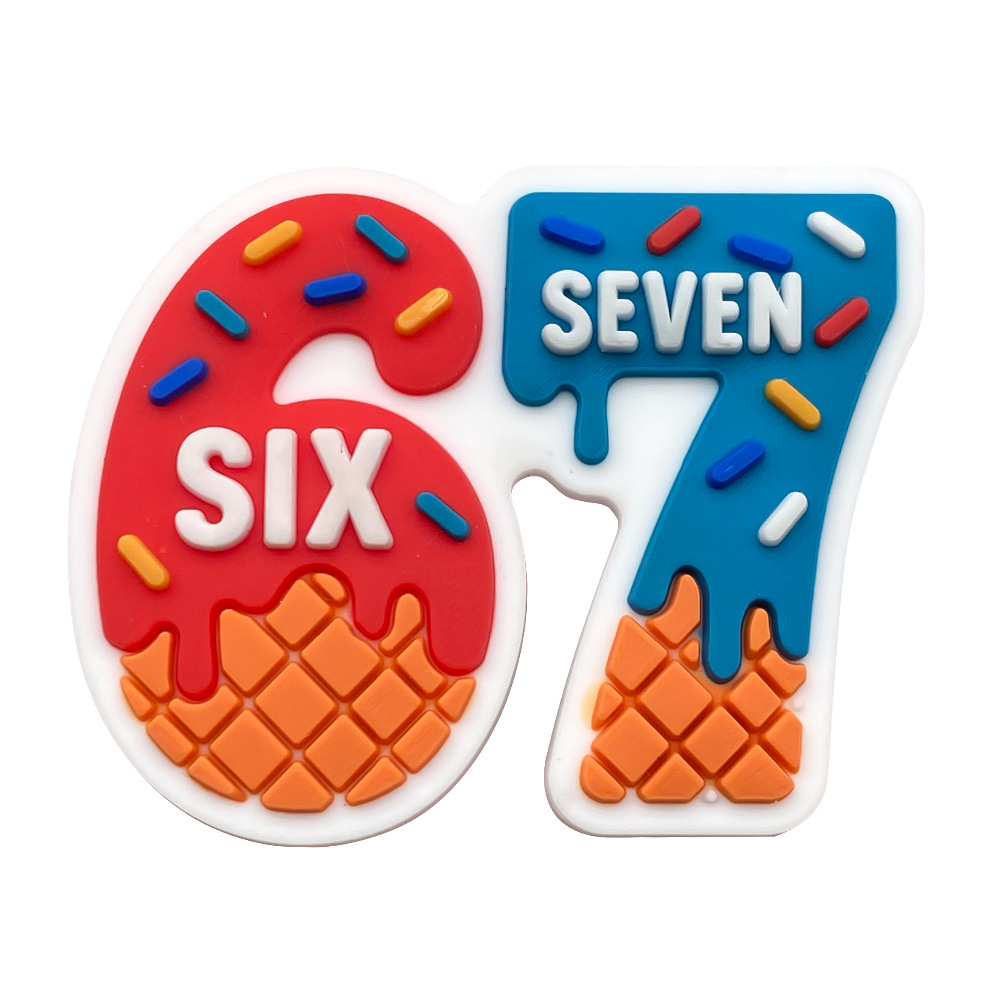 12Pcs 67 Number Shoe Charms fo - Croc Style Clog 评论和价格
