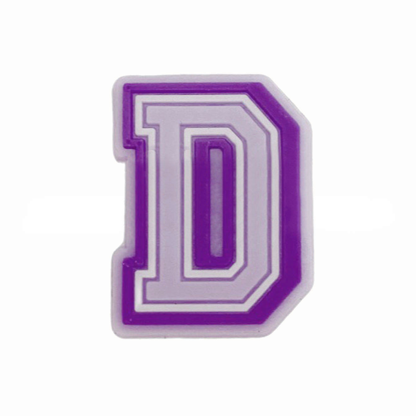 New Purple Alphabet Letter Pin - Croc Style Clog 评论和价格