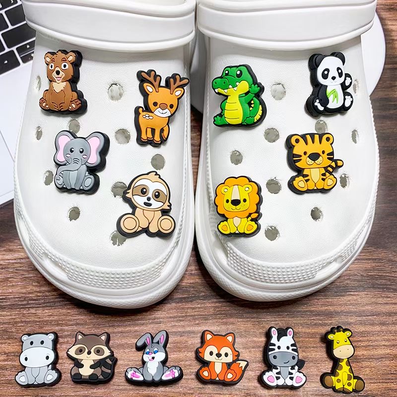 Cute Animals Panda Lion Shoe C - Croc Style Clog 评论和价格