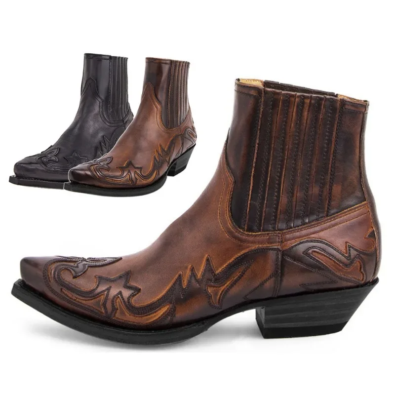 New Men's Boot Handmade Wedge  - Women'S Shoes Chelsea 评论和价格