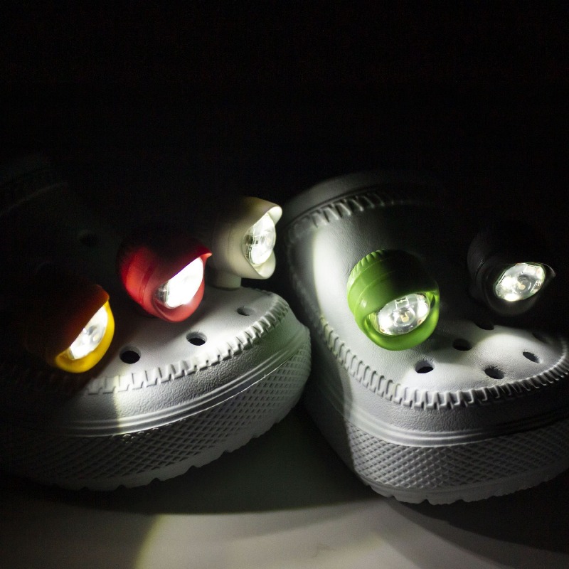 2/4/8Pcs Waterproof Shoe Light - Croc Style Clog 评论和价格