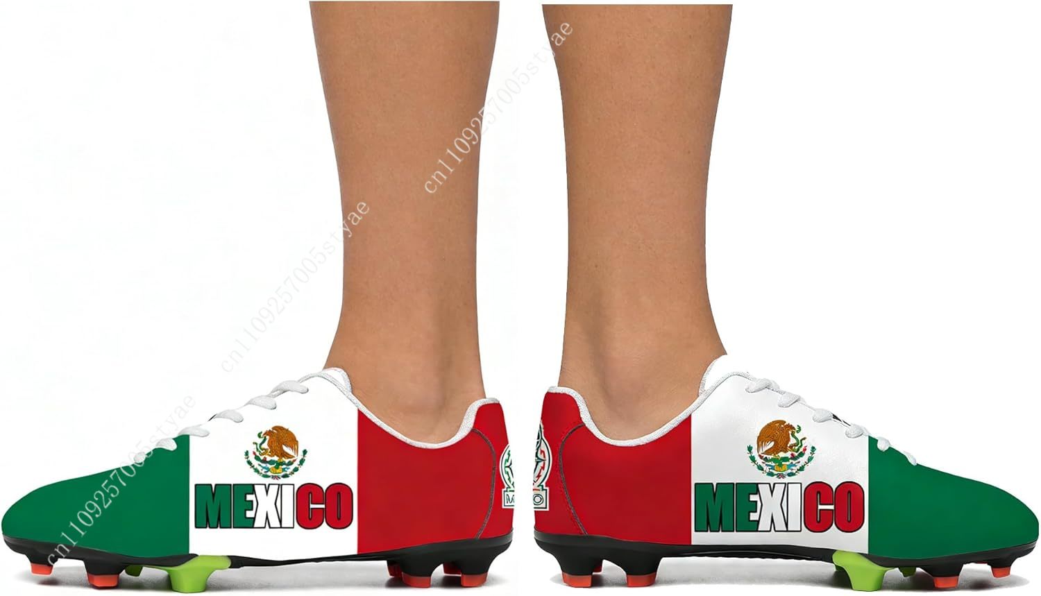Mexico Flag Mexican Soccer Sho - Oxford Lace Up Women 评论和价格
