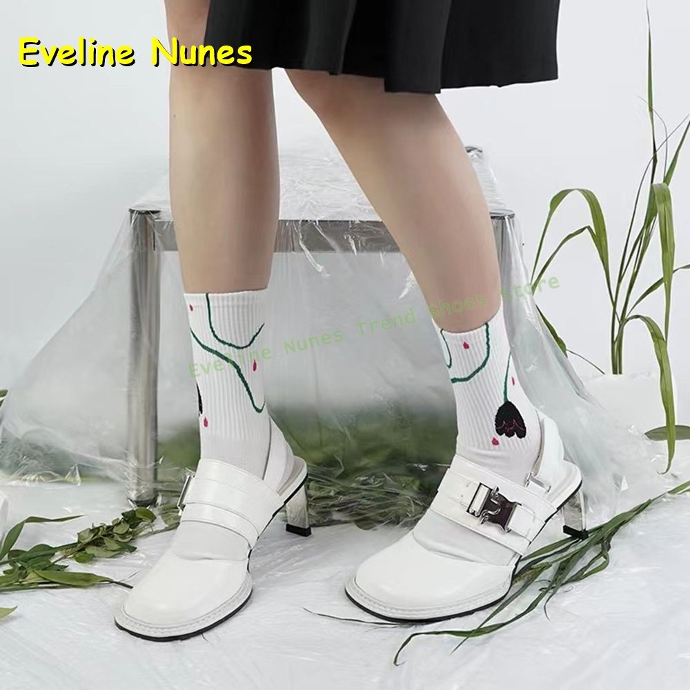 Women's Black Square Toe Buckl - Square Toe Mule 评论和价格