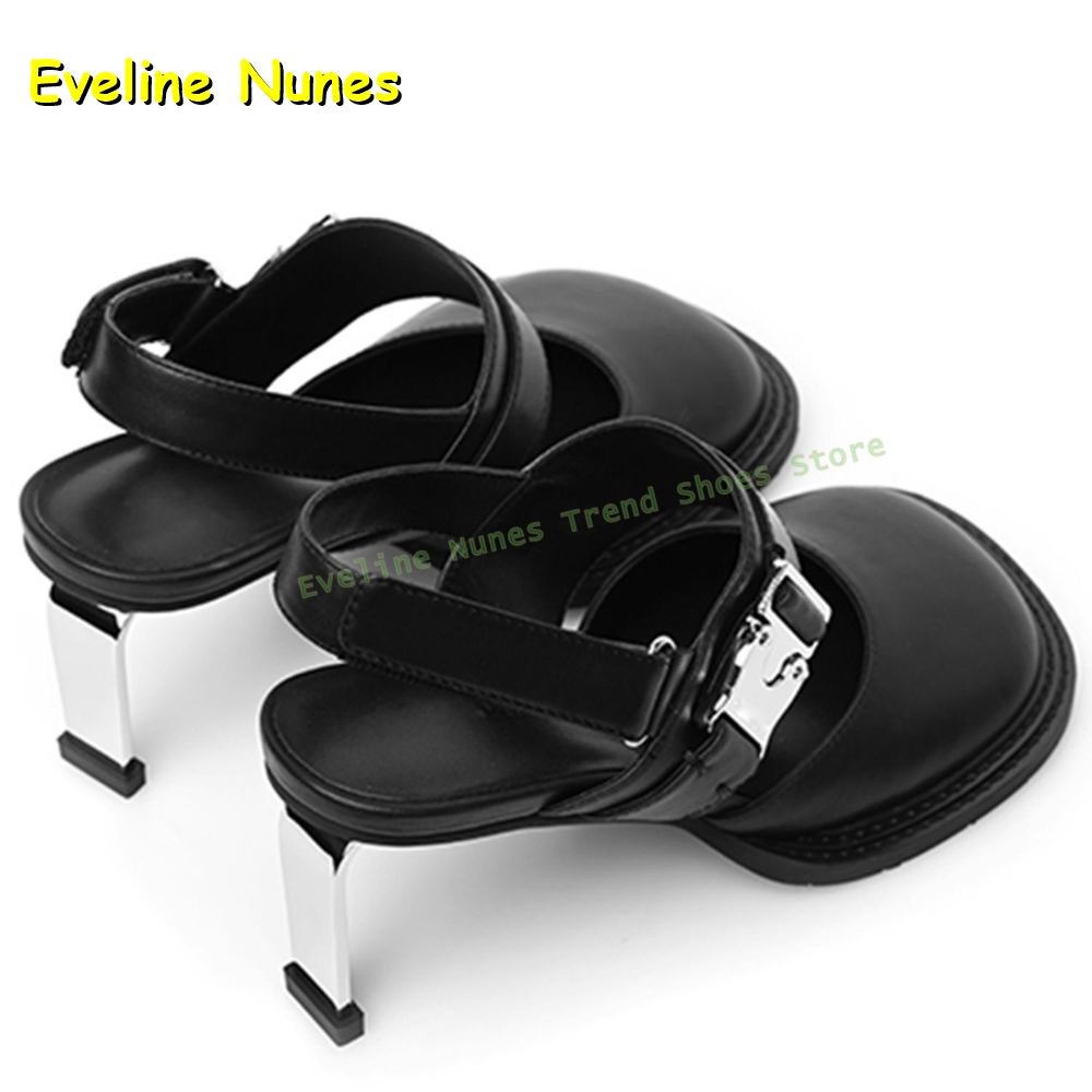 Women's Black Square Toe Buckl - Square Toe Mule 评论和价格