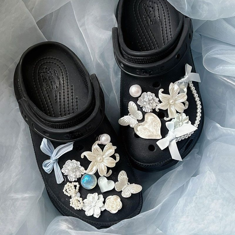 Ribbon Butterfly Elegant Croc  - Croc Style Clog 评论和价格