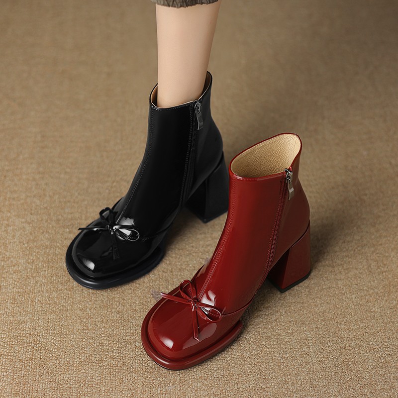 Women High Heels Goth Ankle Bo - Women'S Shoes Trending 2025 评论和价格