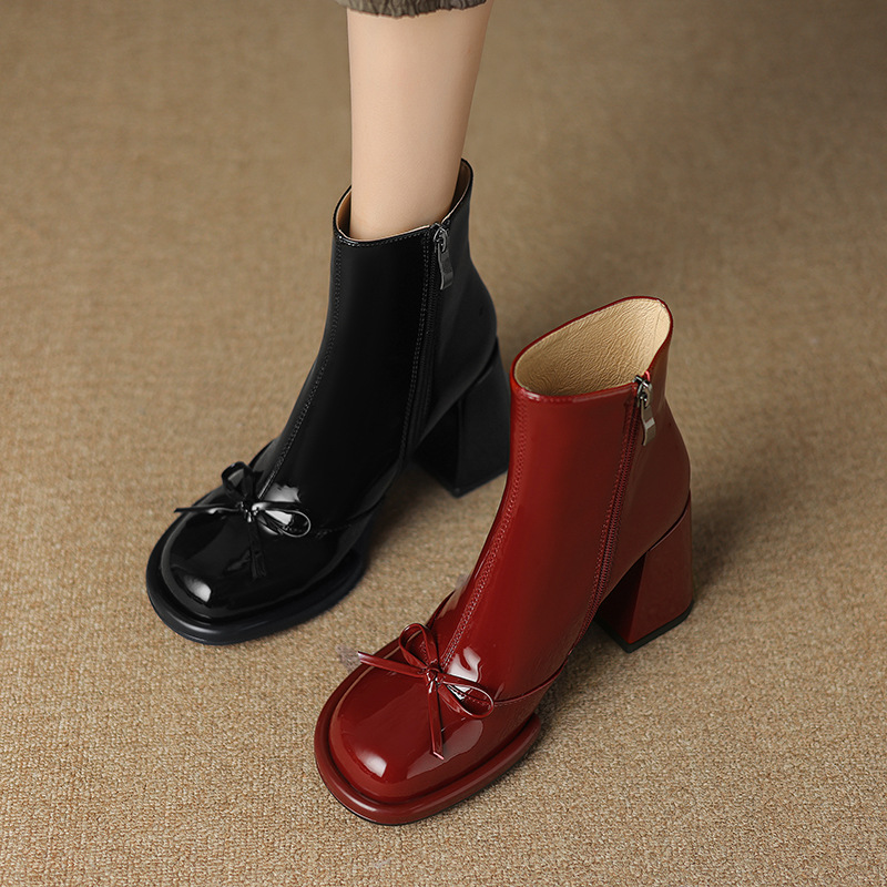 Women High Heels Goth Ankle Bo - Women'S Shoes Trending 2025 评论和价格