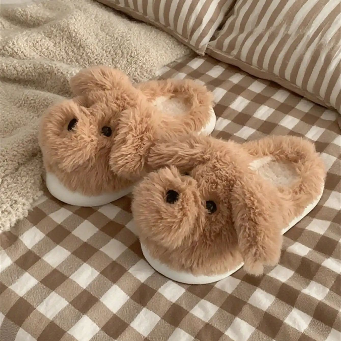 Women House Fur Slippers Casua - Women'S Shoes Popular 评论和价格