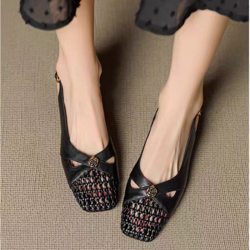 Women's French-style closed-to - Square Toe Mule 评论和价格