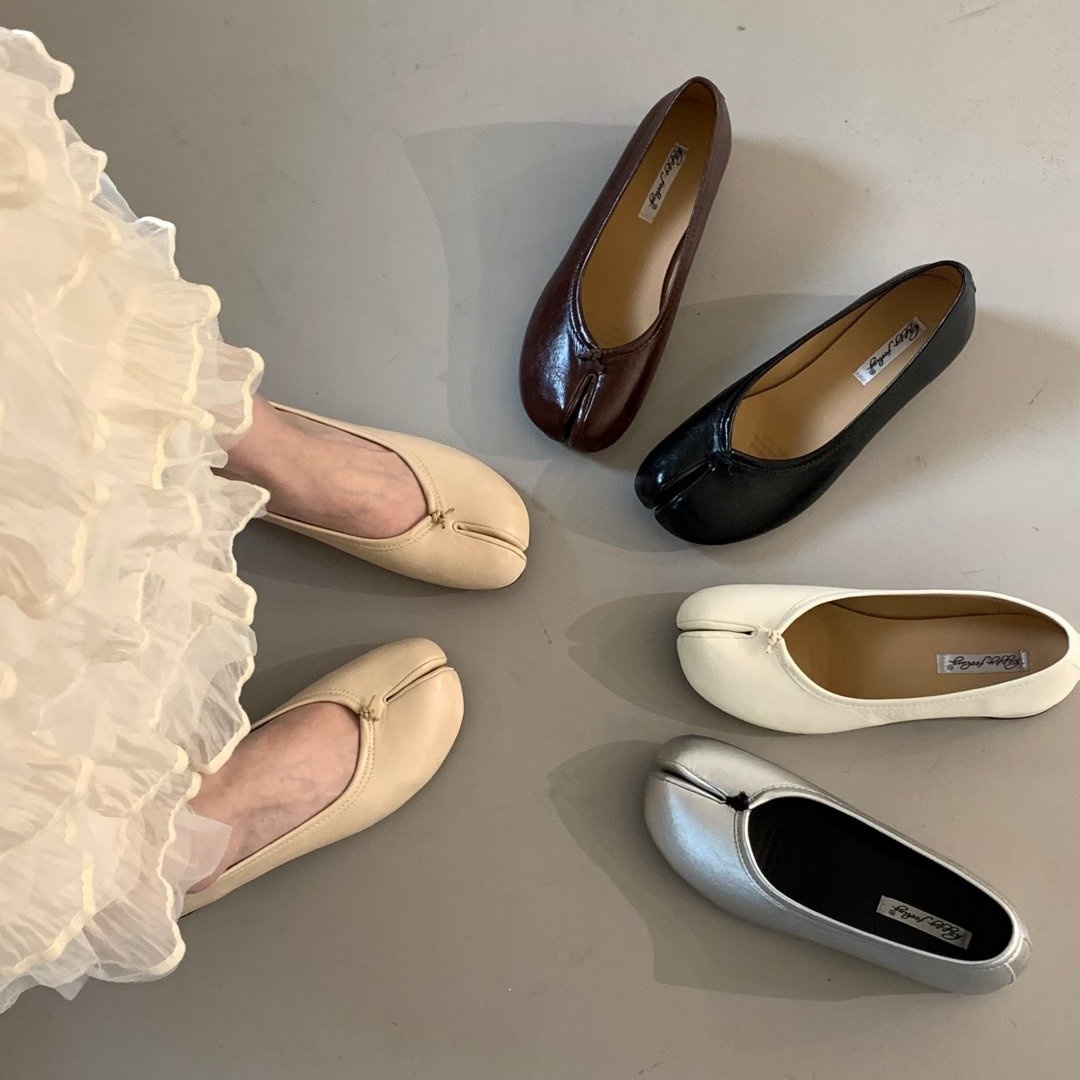 Bailamos Women Low Heel Split  - Shoes For Women Flats 评论和价格
