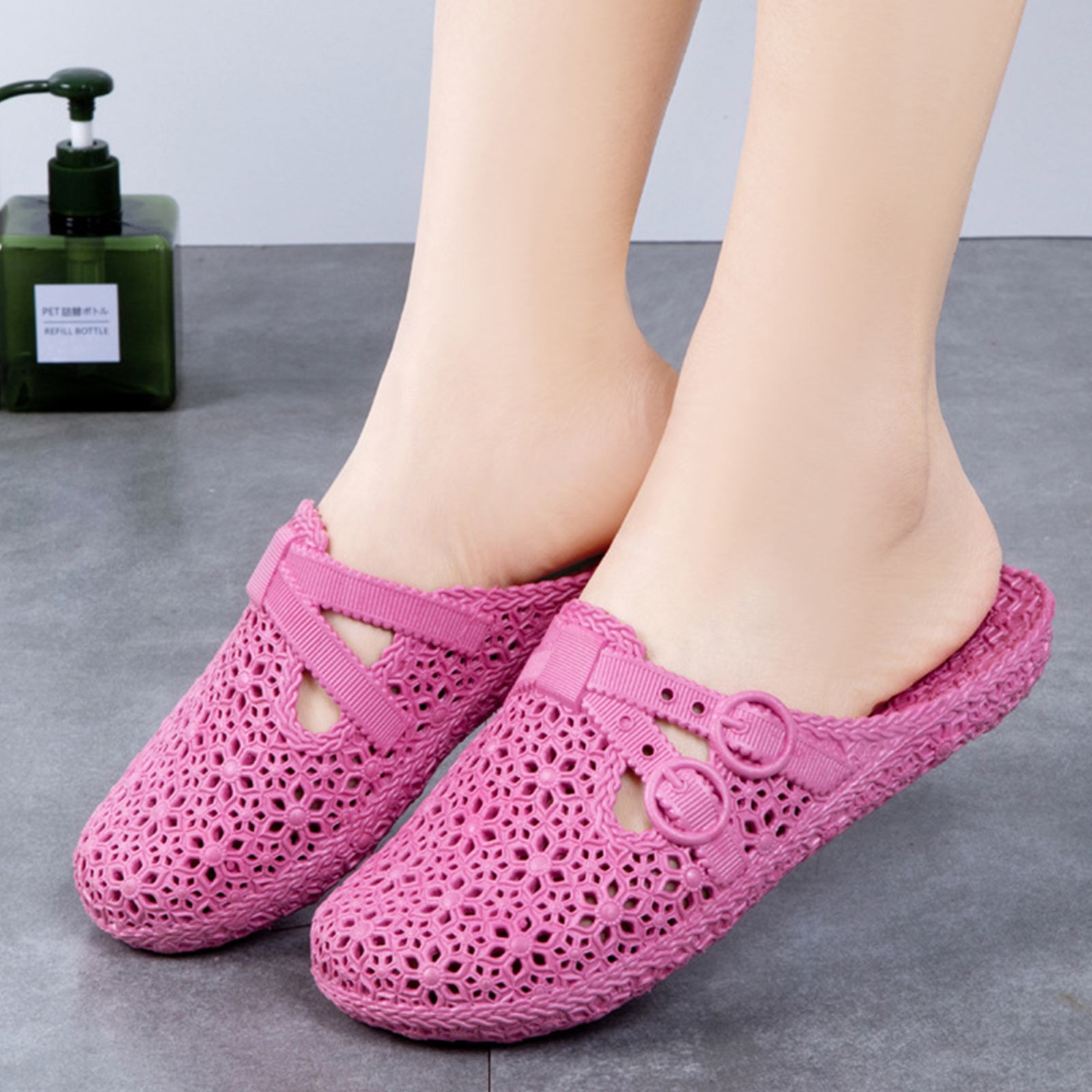 Wrap-Toe Breathable Slippers S - Women Shoes Model 评论和价格