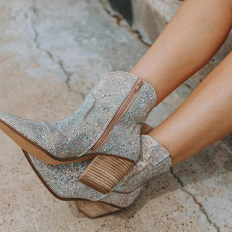 Western Cowboy Boots Fashion W - Women'S Shoes Chelsea 评论和价格