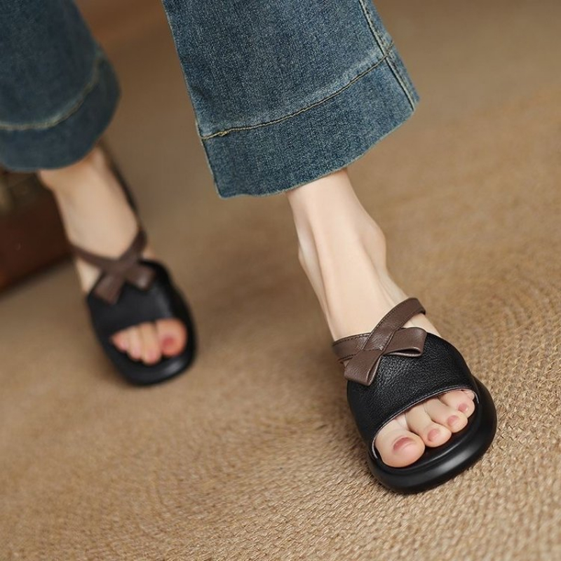 Women Mules Chunky Heels Sanda - Women Shoes Model 评论和价格