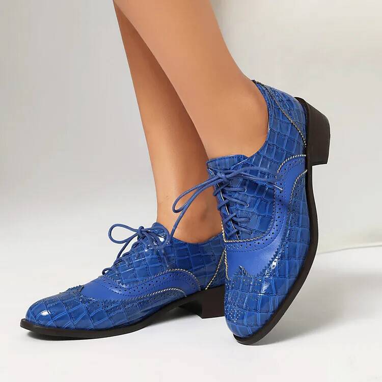 Lace Up Low Heels Women's Sing - Oxford Lace Up Women 评论和价格