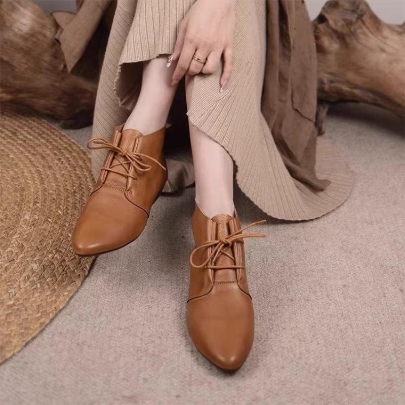 Women Short Boots 2025 Leather - Women'S Shoes Trending 2025 评论和价格