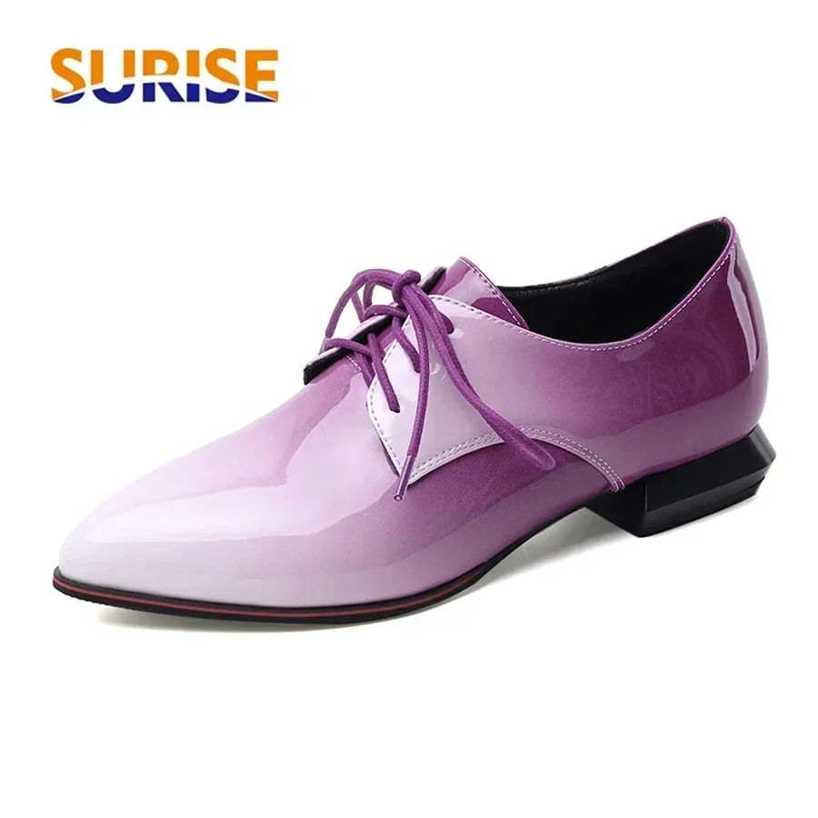 British Women Oxfords Gradient - Oxford Lace Up Women 评论和价格