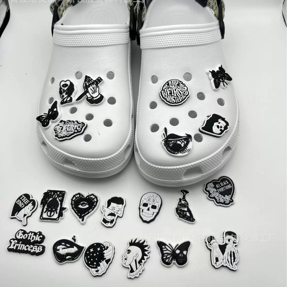 23Pcs Horror Halloween Shoe Ch - Croc Style Clog 评论和价格