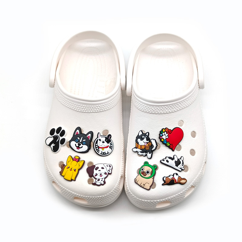 Cute Dog Shoe Charms for Crocs - Croc Style Clog 评论和价格