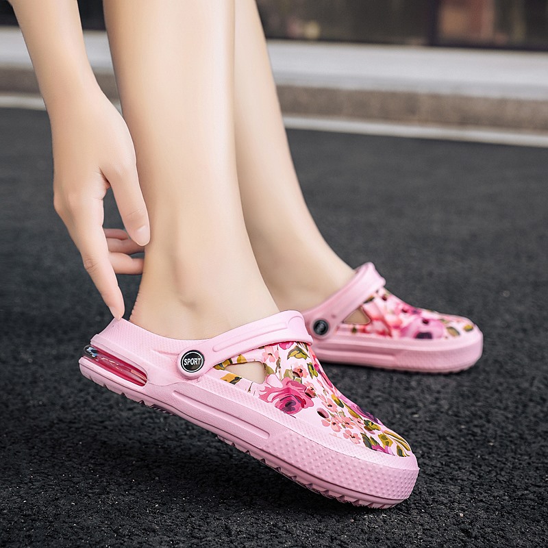 Summer Women Floral Graffiti C - Croc Style Clog 评论和价格