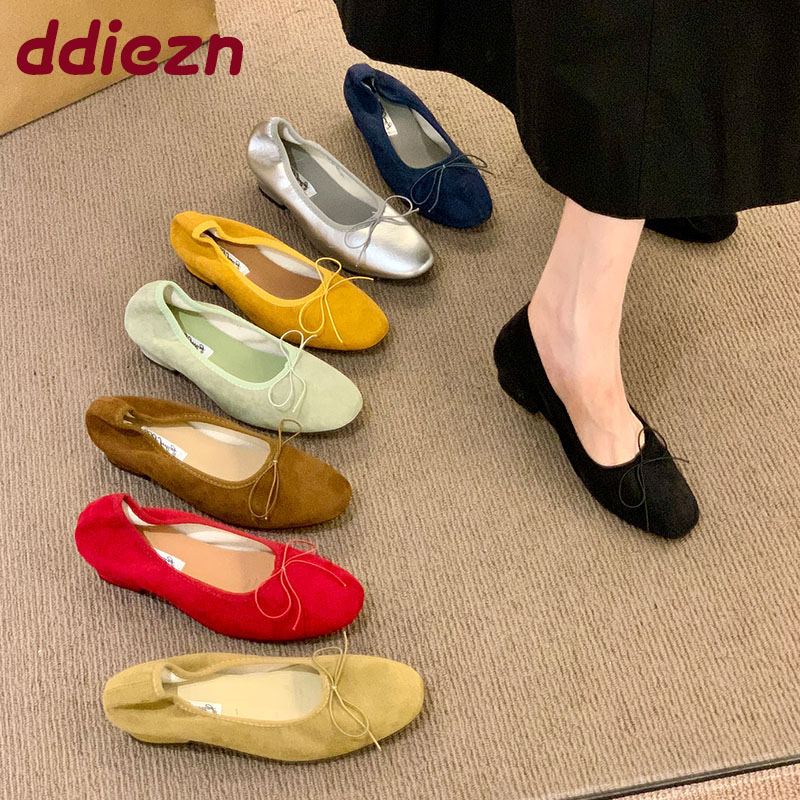 Fashion Butterfly-Knot Ladies  - Shoes For Women Flats 评论和价格