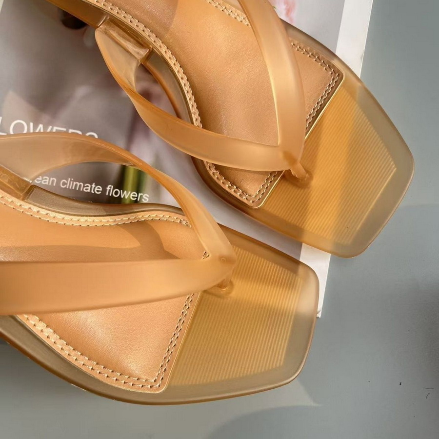 Korean Muted Tone Olive Green  - Square Toe Mule 评论和价格