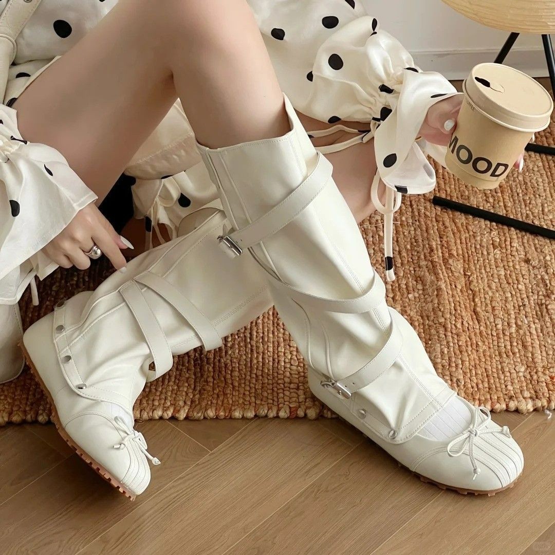 New Detachable Twoway Ballet B - Knee High Boots Women 评论和价格