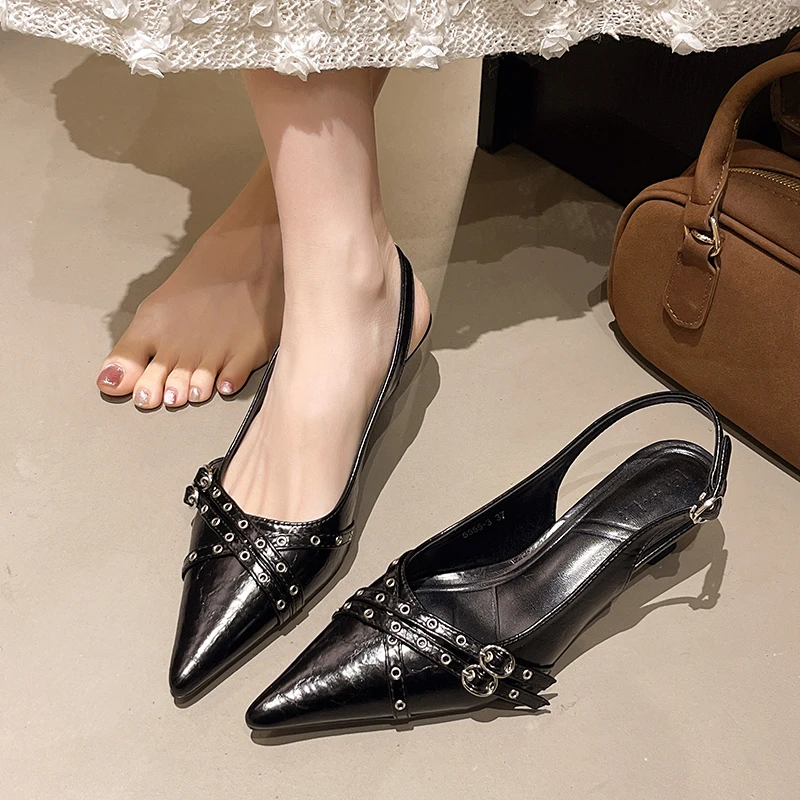 2025 New Women Pointed Toe San - Women'S Shoes Trending 2025 评论和价格