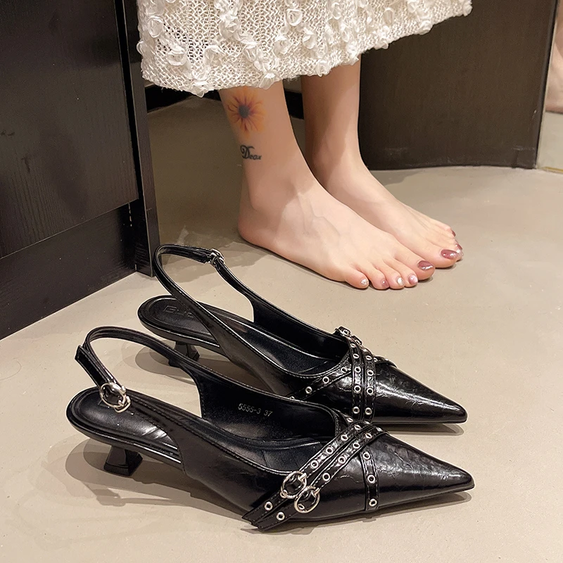 2025 New Women Pointed Toe San - Women'S Shoes Trending 2025 评论和价格