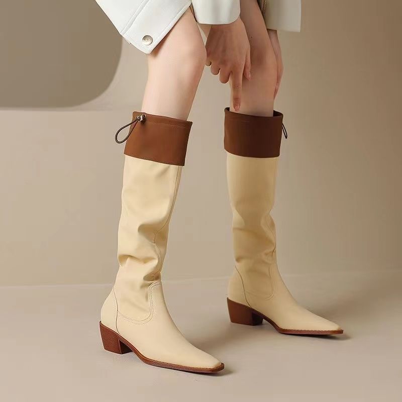 Apricot Square Toe Women's Lon - Women'S Shoes Trending 2025 评论和价格