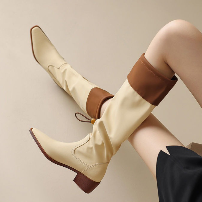 Apricot Square Toe Women's Lon - Women'S Shoes Trending 2025 评论和价格