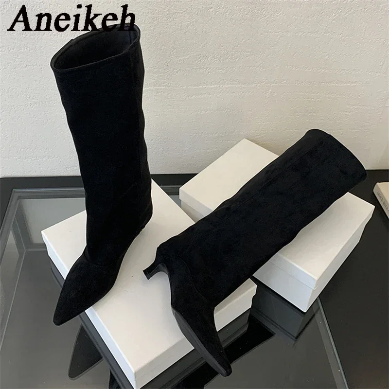 Aneikeh Autumn Winter Pointed  - Women'S Shoes Chelsea 评论和价格