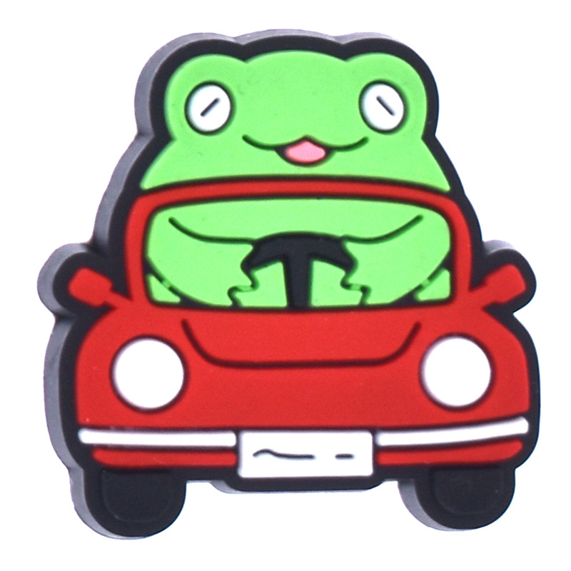 Hot Sale PVC Frog Shoe Charms  - Croc Style Clog 评论和价格