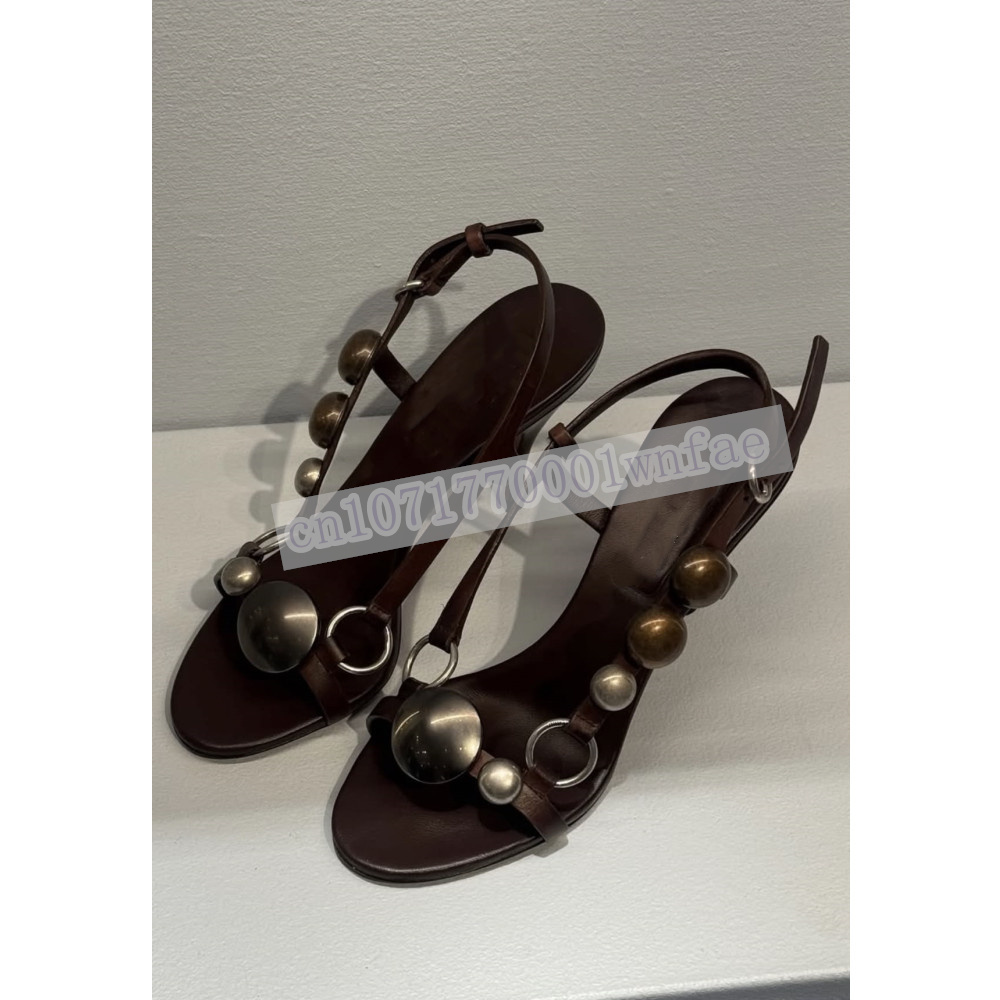 Women Brown Leather Slingback  - Platform Mule Heel 评论和价格