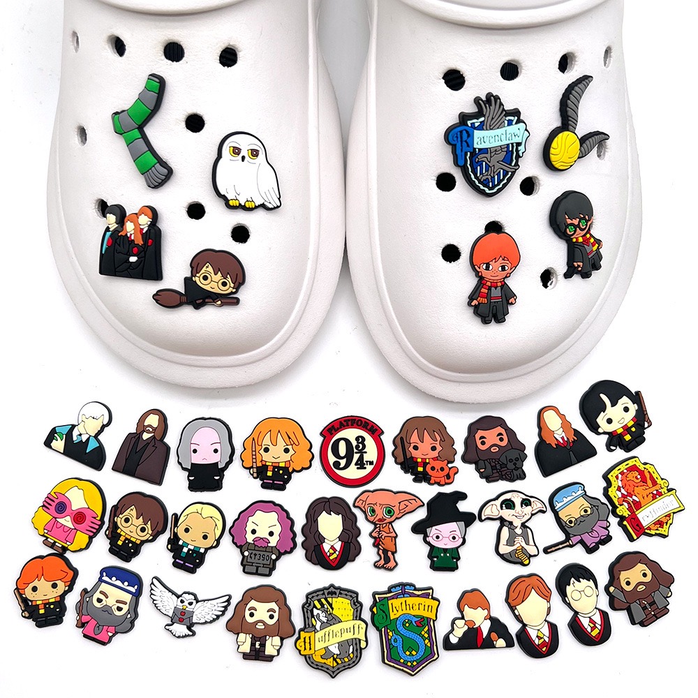 17-45Pcs Cartoon Shoe Charms f - Croc Style Clog 评论和价格