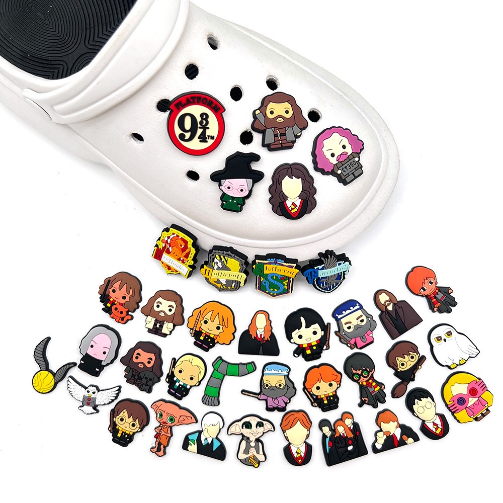 17-45Pcs Cartoon Shoe Charms f - Croc Style Clog 评论和价格