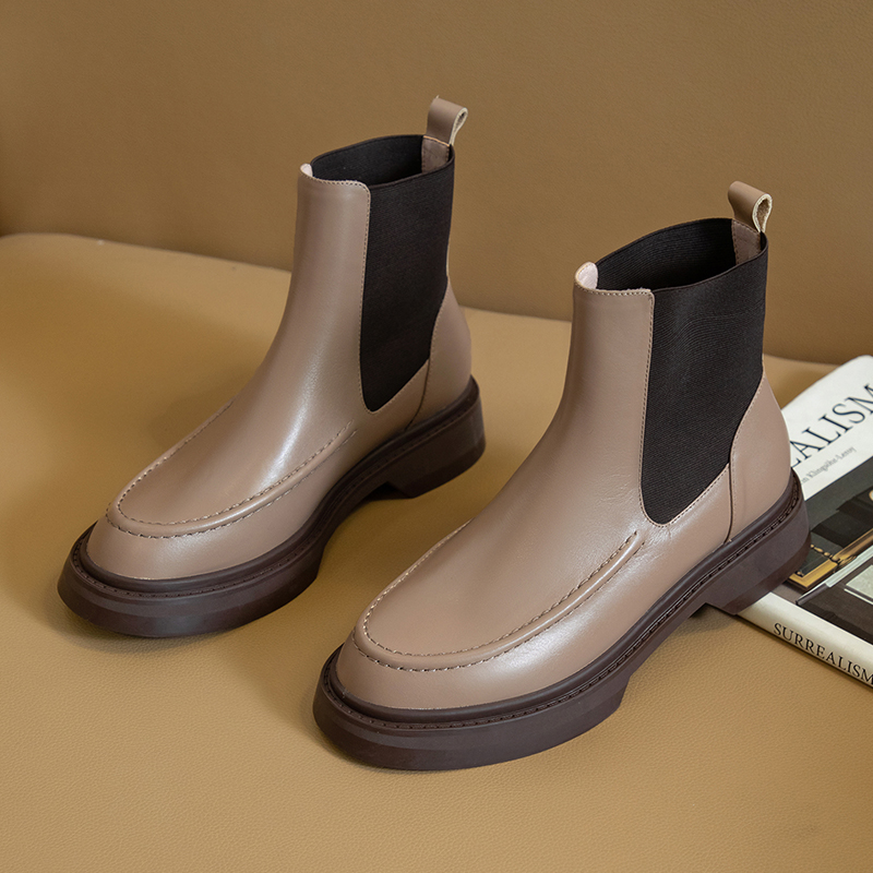 Hot Genuine Leather Women's Bo - Women'S Shoes Chelsea 评论和价格