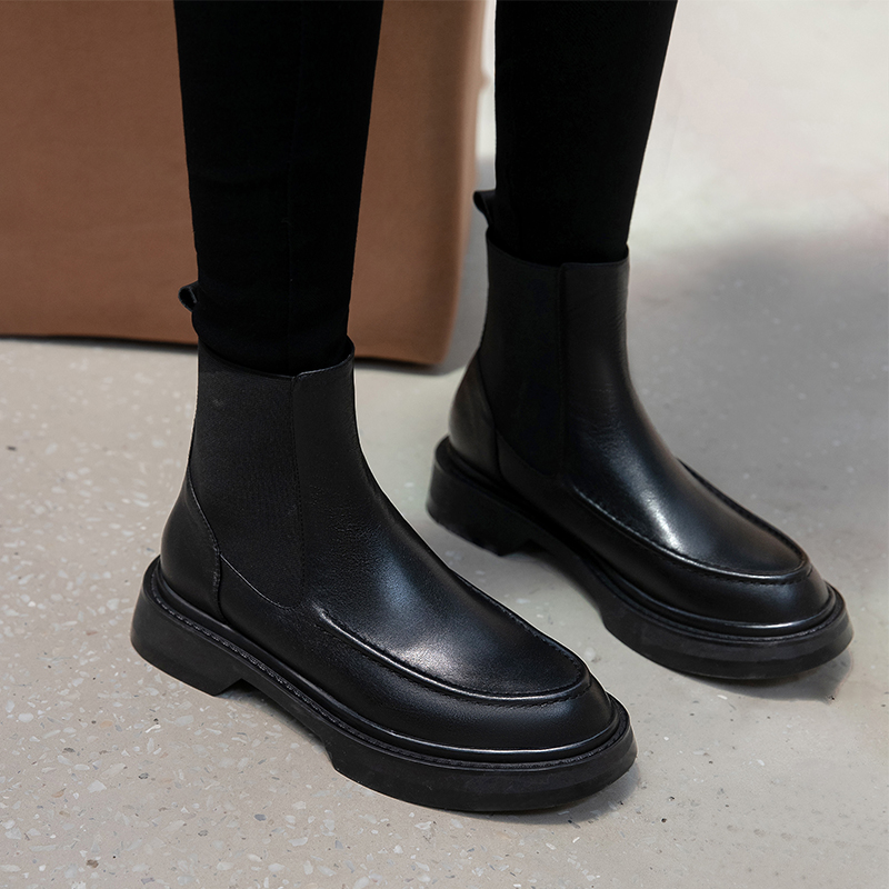 Hot Genuine Leather Women's Bo - Women'S Shoes Chelsea 评论和价格